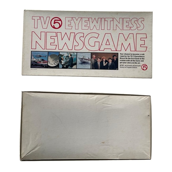 TV 5 Eyewitness News Game 1981 WEWS Cleveland Vintage RARE Collectible - Picture 12 of 12
